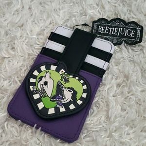 NWT Loungefly Beetlejuice Love Cardholder